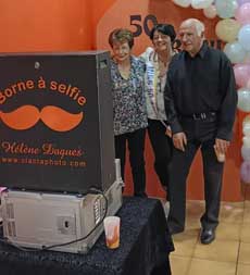 borne à selfie à Montpellier, Béziers, Lattes, Mauguio dans l'Hérault